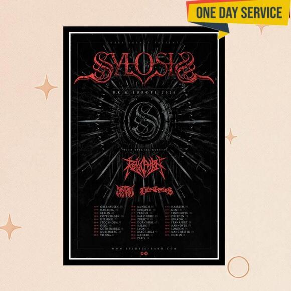 Poster126 Other - Sylosis Uk  Europe Tour 26 Poster